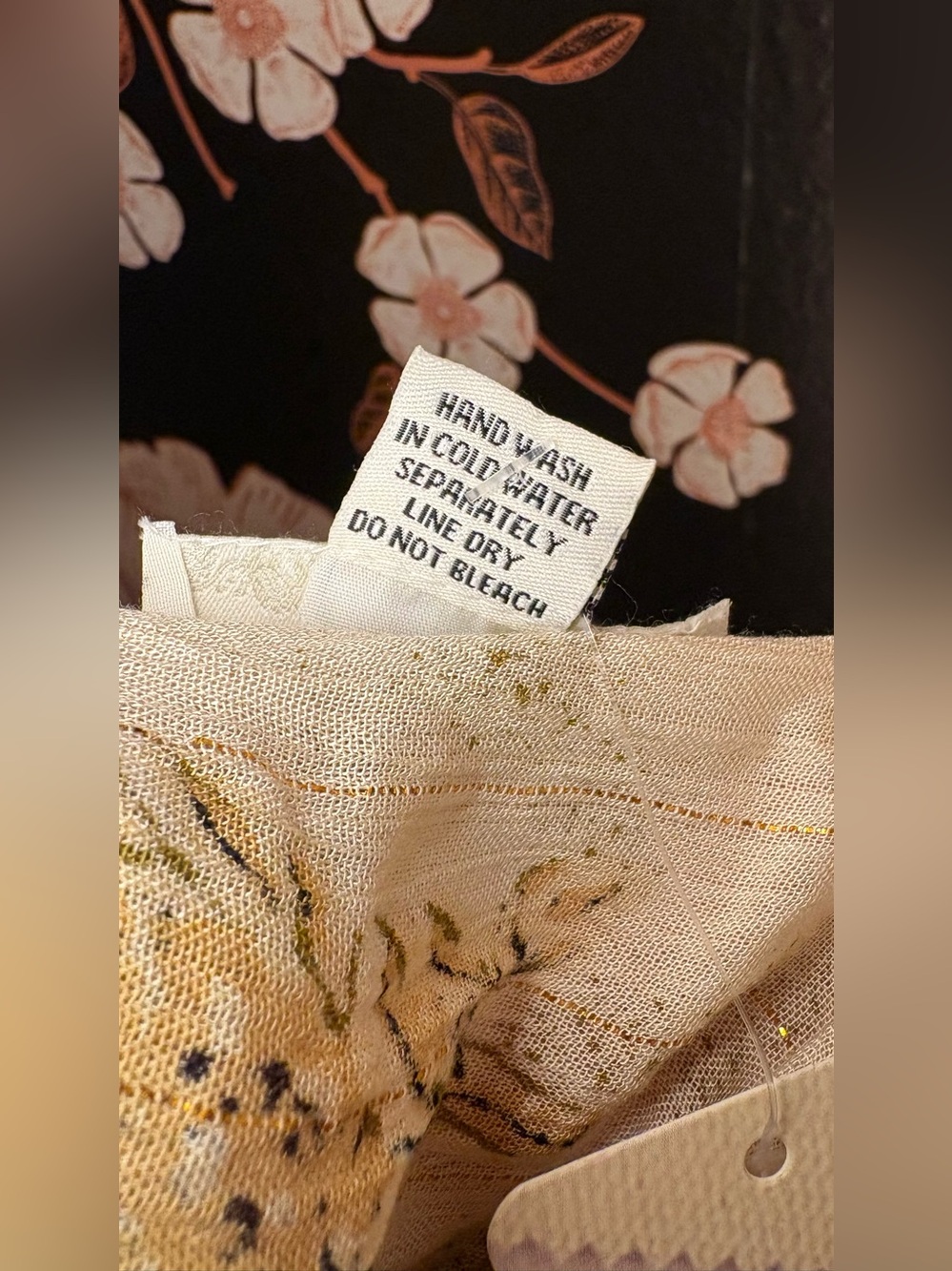 NWT Romantic Golden Champagne Butterfly Sleeve Maxi Dress - Picture 10 of 14